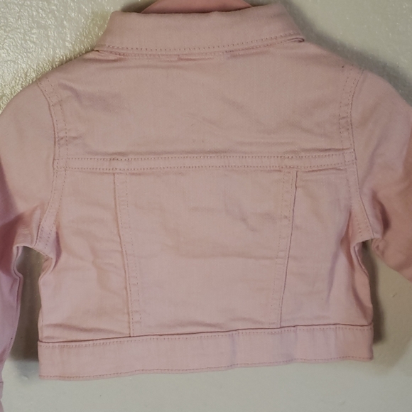 Crazy 8 Pink Jean Jacket 12 to 18 months - Picture 3 of 4
